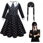 Karnevalový kostým – Wednesday Addams s doplnkami (140)